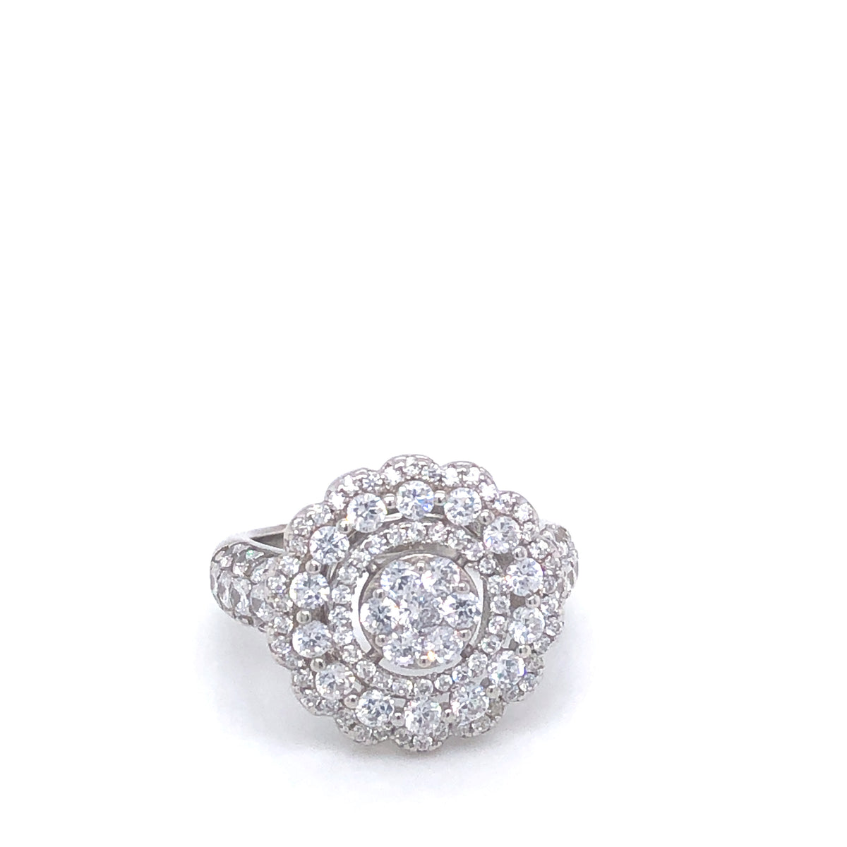 Flower-Shaped Big Ring | Luby Silver Collection | Luby 