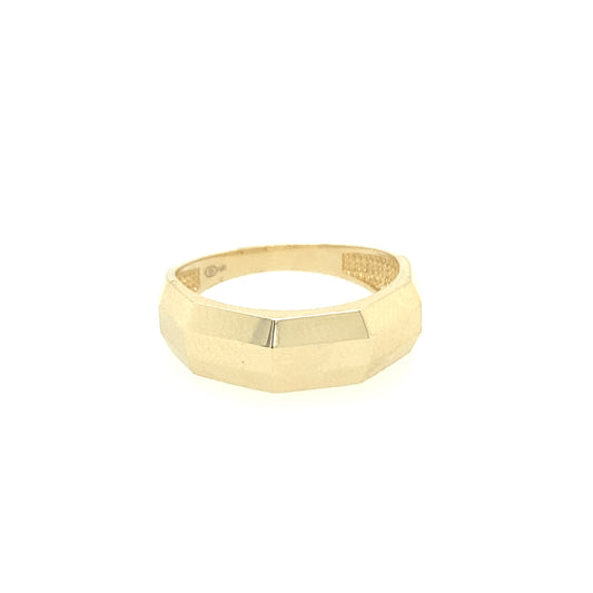 14K Gold Faceted Ring | Luby Gold Collection | Luby 