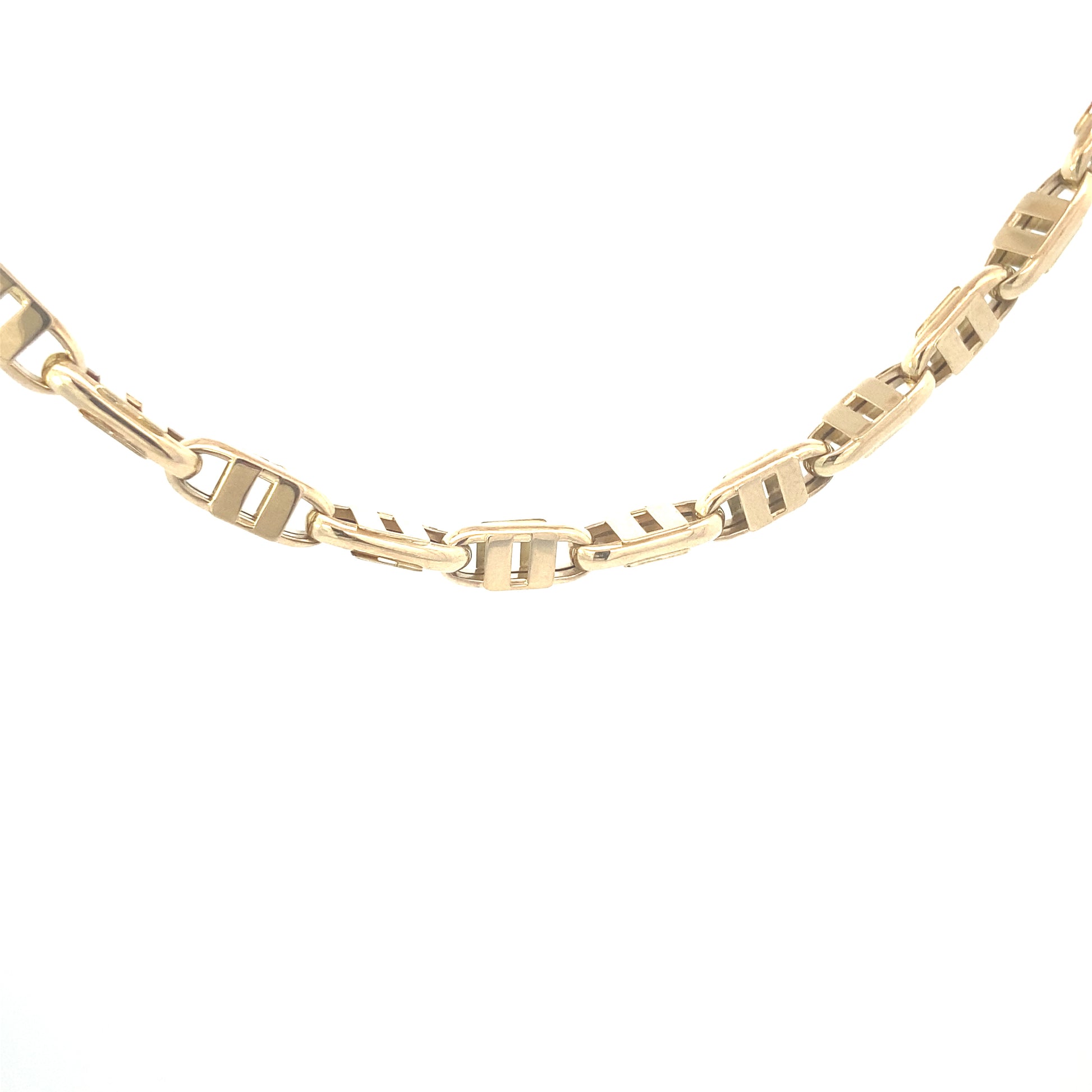 14K Gold Double Links Necklace | Luby Gold Collection | Luby 