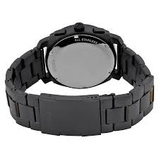 Machine Mid-Size Chronograph Watch (Black) | Fossil | Luby 