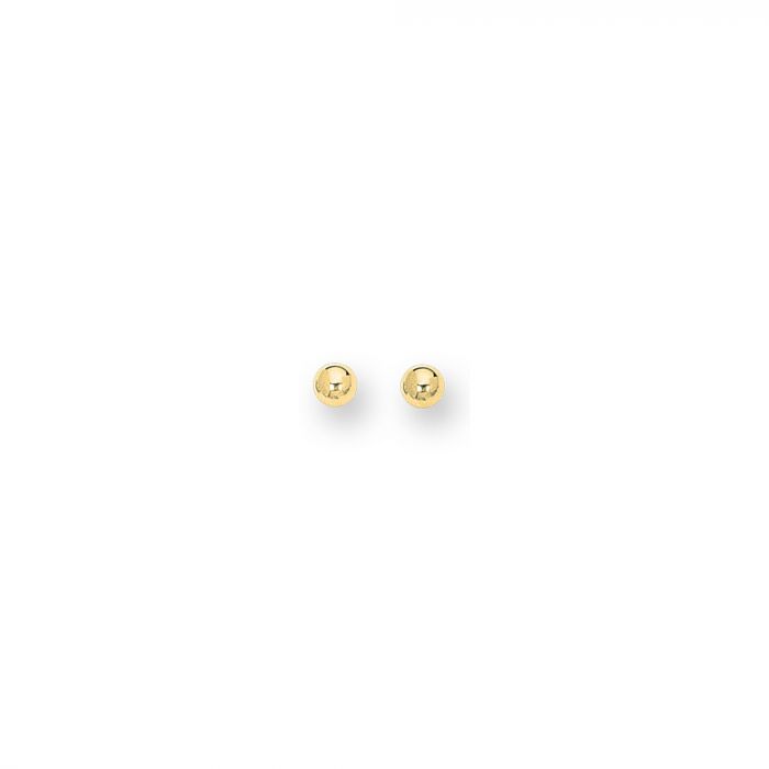 14K Gold 5mm Post Earring | Luby Gold Collection | Luby 