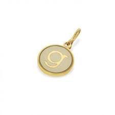 Letter G Etching Charm (14kt Gold) | Alex and Ani | Luby 