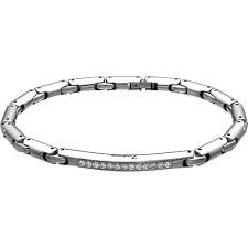 Silver with Sapphire Crystals Bracelet | Zancan | Luby 