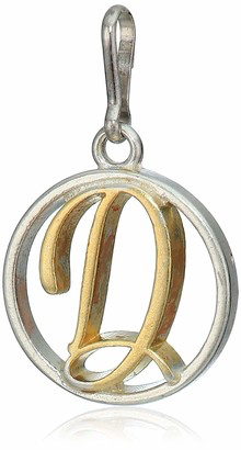 Two-Tone Letter D Charm (Silver/Gold) | Alex and Ani | Luby 