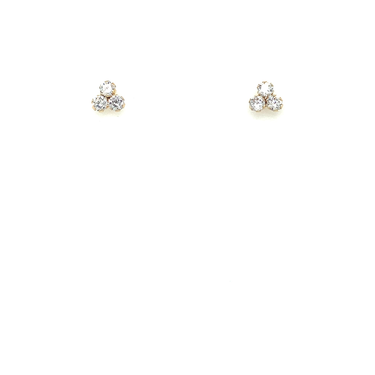 3 CZ TRIANGLE | Luby Gold Collection | Luby 