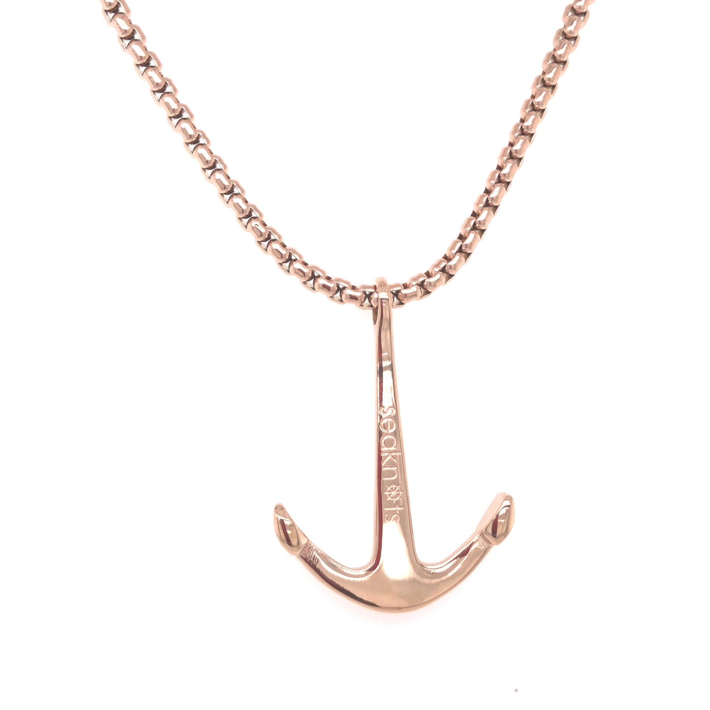 BOX CHAIN WITH ANCHOR | Seaknots | Luby 