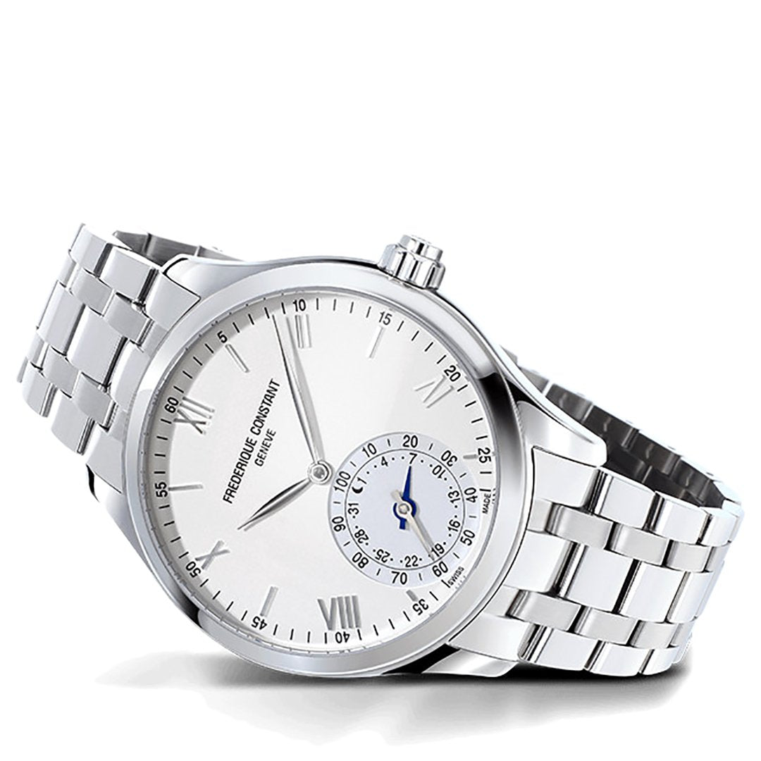 Horological Smartwatch Gents Classics (Silver-White) | Frederique Constant | Luby 