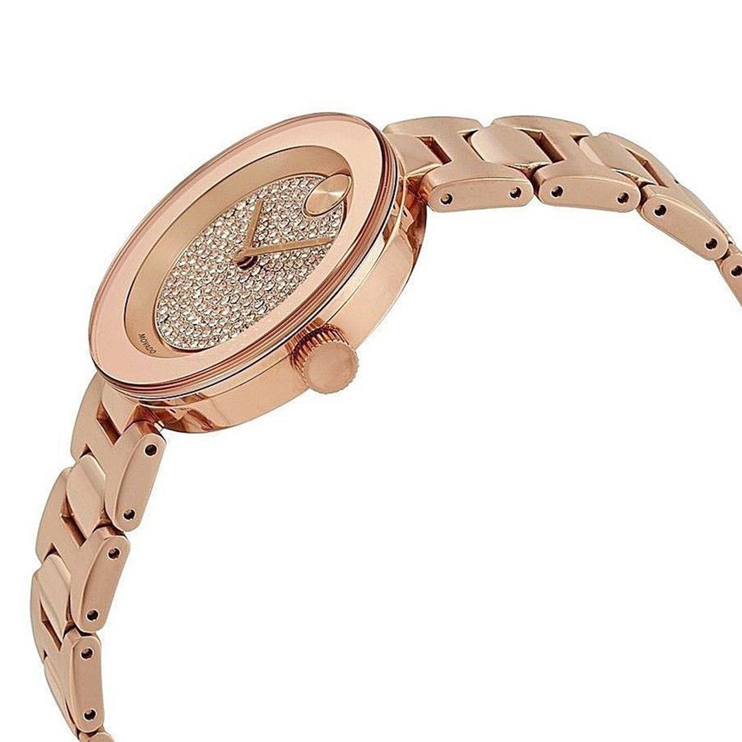 Movado BOLD Rose Gold Crystal Pavé | Movado | Luby 