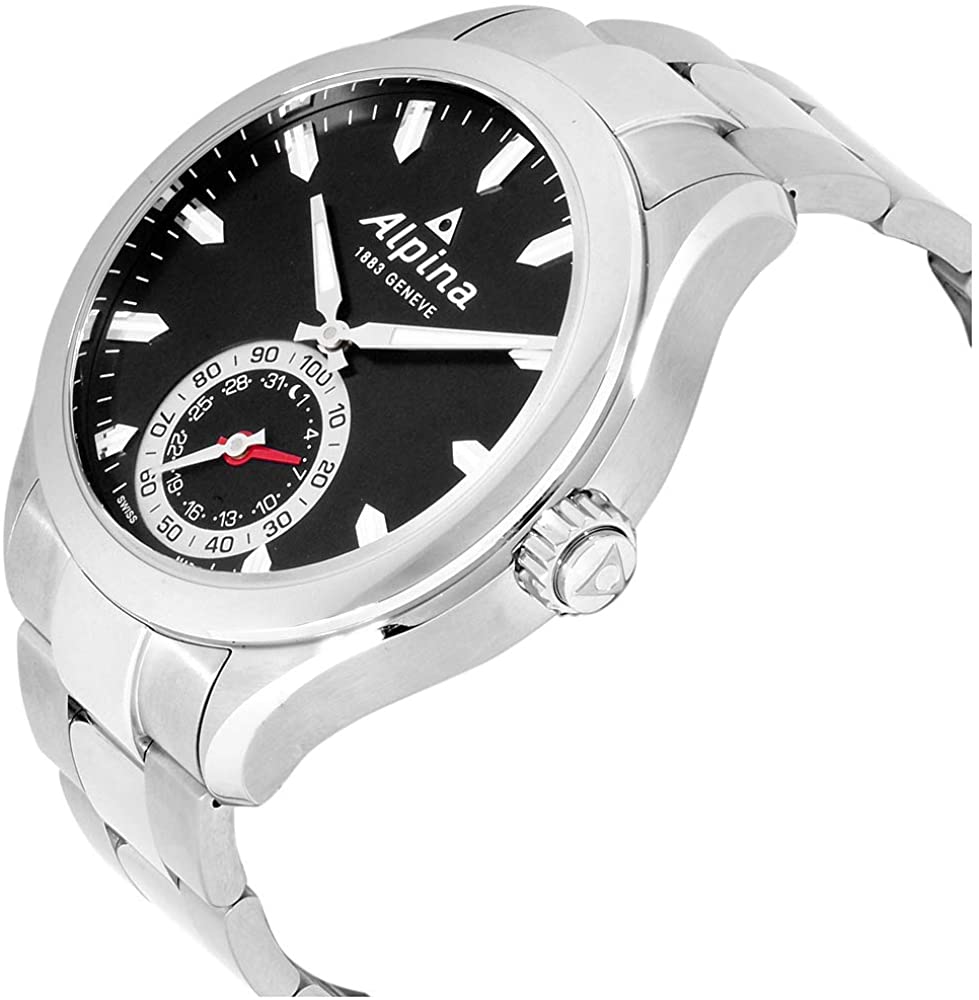 Horological Smartwatch (Silver-Black) | Alpina | Luby 