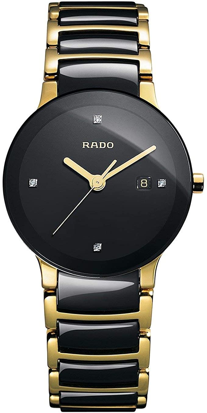 Centrix Ladies (Black-Gold;Diamonds) | Rado | Luby 