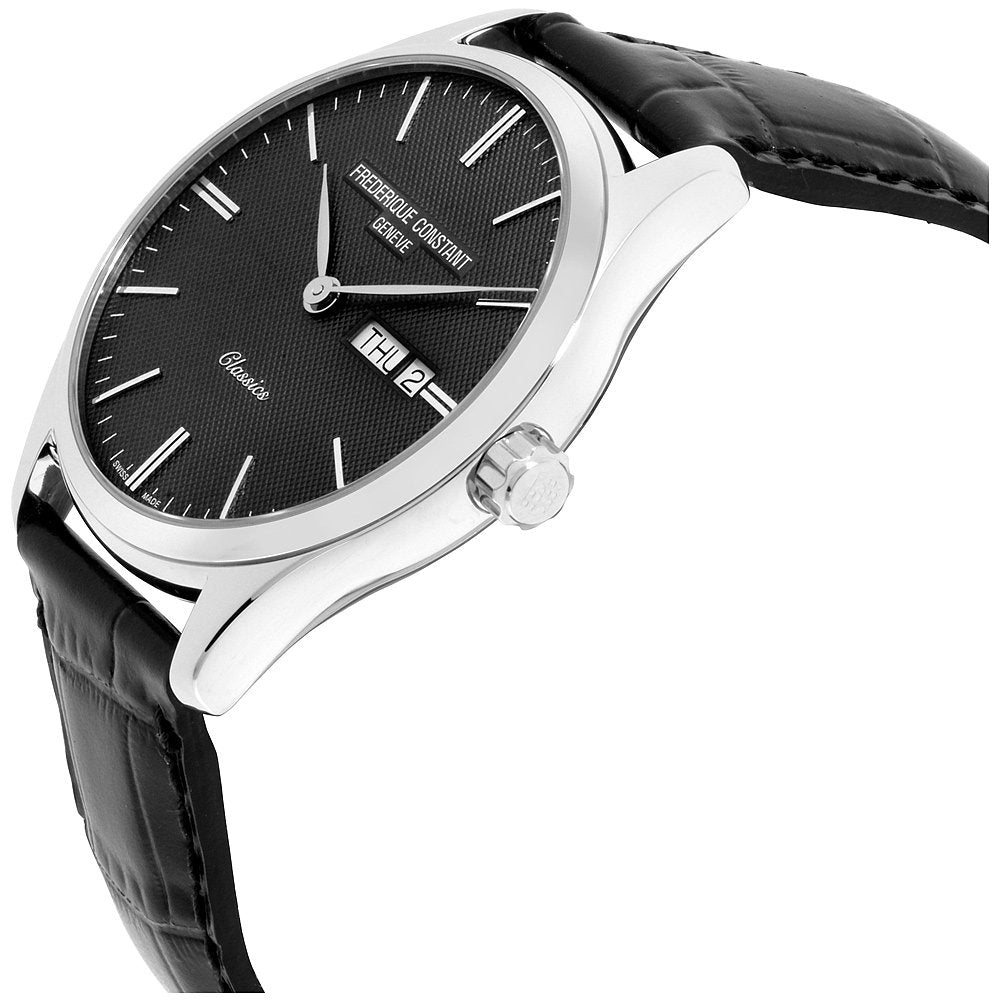 Classics Quartz (Silver/Black) | Frederique Constant | Luby 