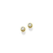 Glam & Soul Stud Earrings (Gold) | Thomas Sabo | Luby 