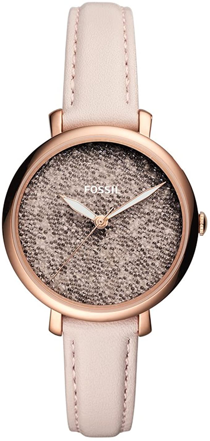 Jacqueline Watch (Pastel Pink/Rose-Gold) | Fossil | Luby 