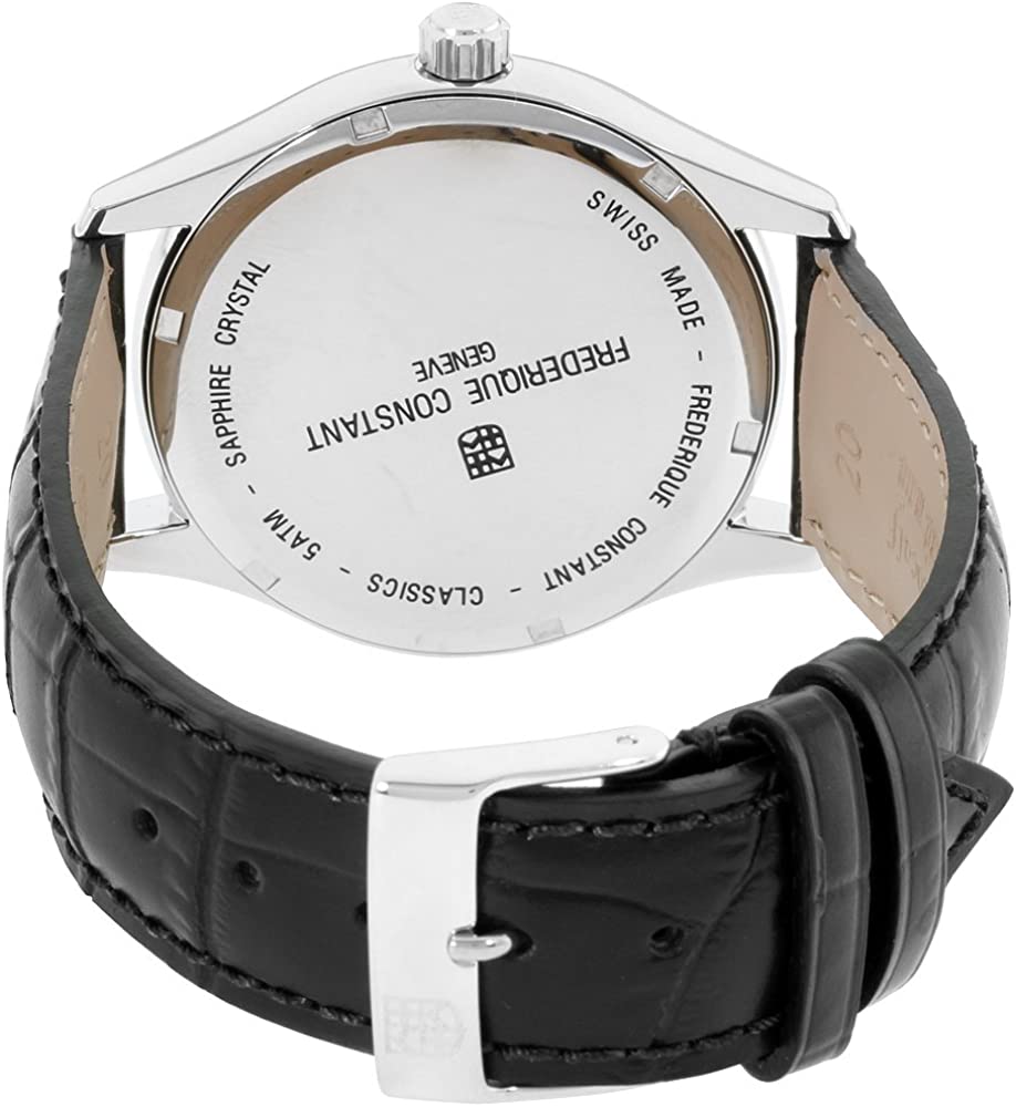 Classics Quartz (Silver/Black) | Frederique Constant | Luby 