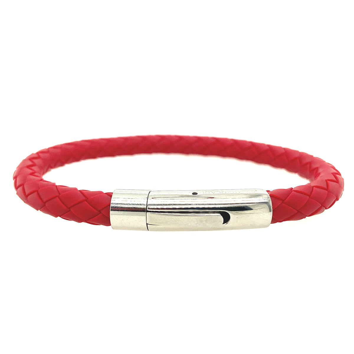 Braided Rubber and Steel Bracelet | BORSARI | Luby 