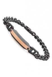 Medieval Chain Bracelet (Black/Rose-Gold) | Brosway Italia | Luby 