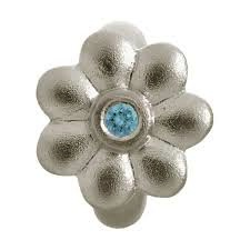 Blue Flower Dreams Charm (Silver/Blue) | Endless Jewelry | Luby 