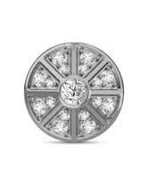 Encanto de cielo nocturno blanco (plata/blanco)