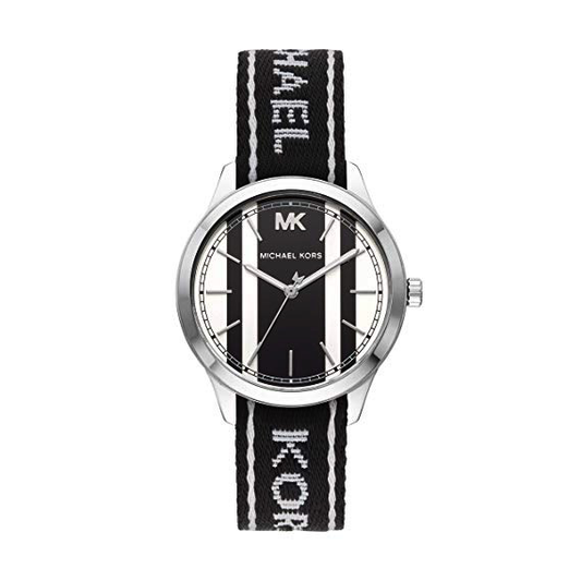 Runway Nato Watch (Black/White) | Michael Kors | Luby 