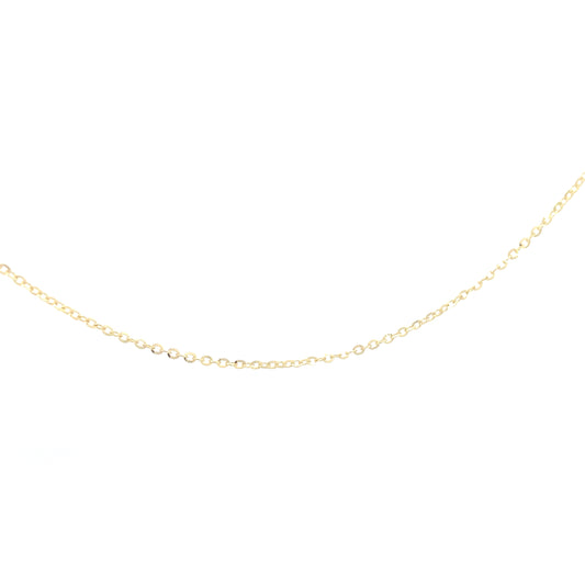 14K Gold Rolo Chain Adjustable | Luby Gold Collection | Luby 