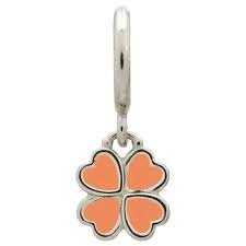 Coral Clover Charm (Silver) | Endless Jewelry | Luby 