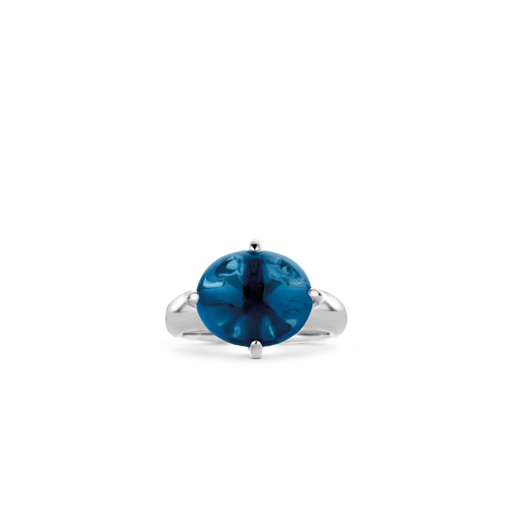 OVAL BLUE RING | Ti Sento Milano | Luby 