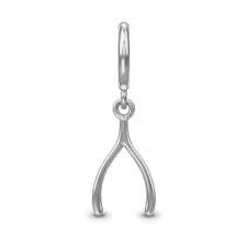 Wishbone Charm (Silver) | Endless Jewelry | Luby 