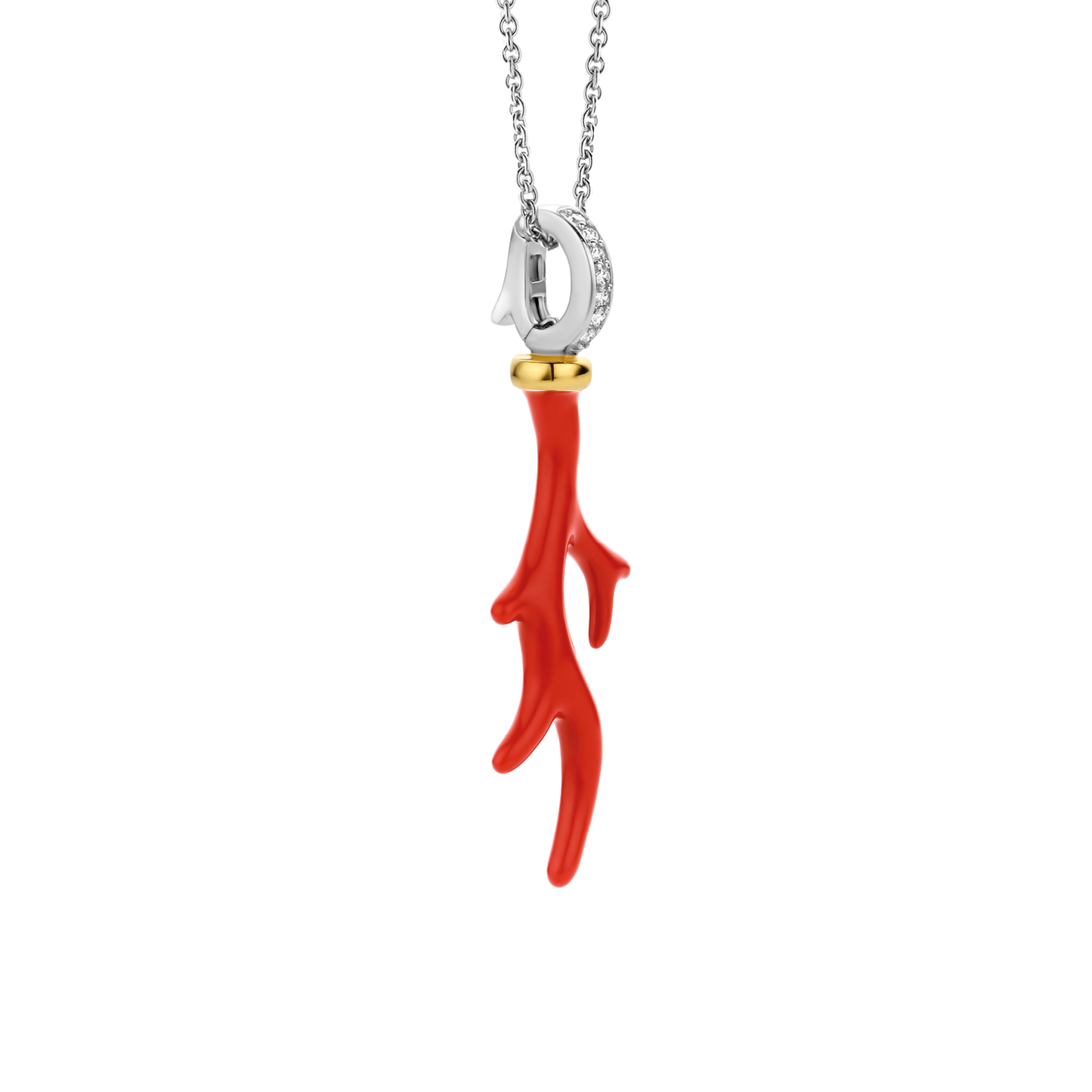 CORAL RED BRANCH PENDANT | Ti Sento Milano | Luby 