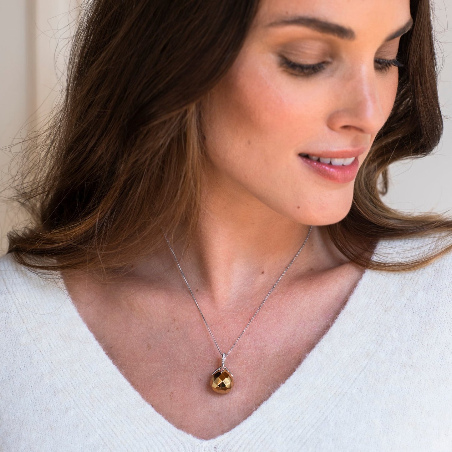 LARGE FLOWERBUD NECKLACE | Ti Sento Milano | Luby 