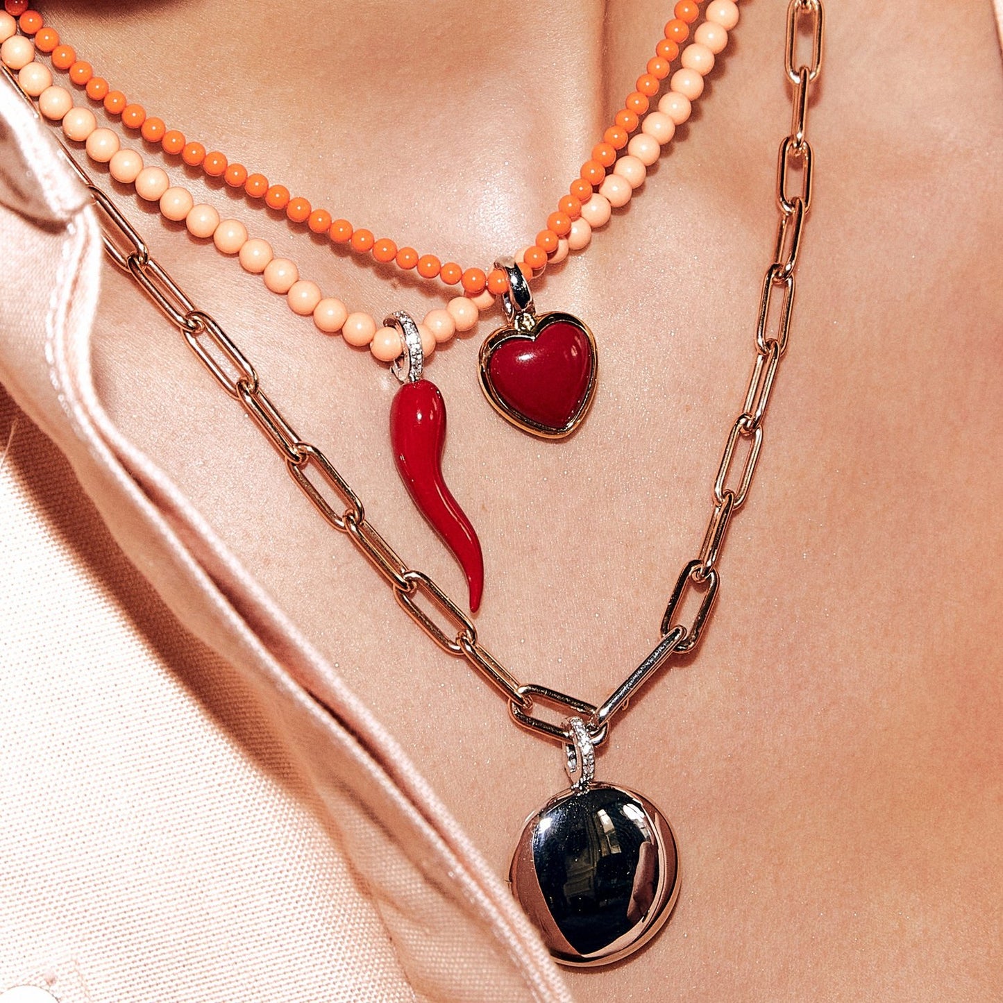 LUCKY PEPPER NECKLACE | Ti Sento Milano | Luby 