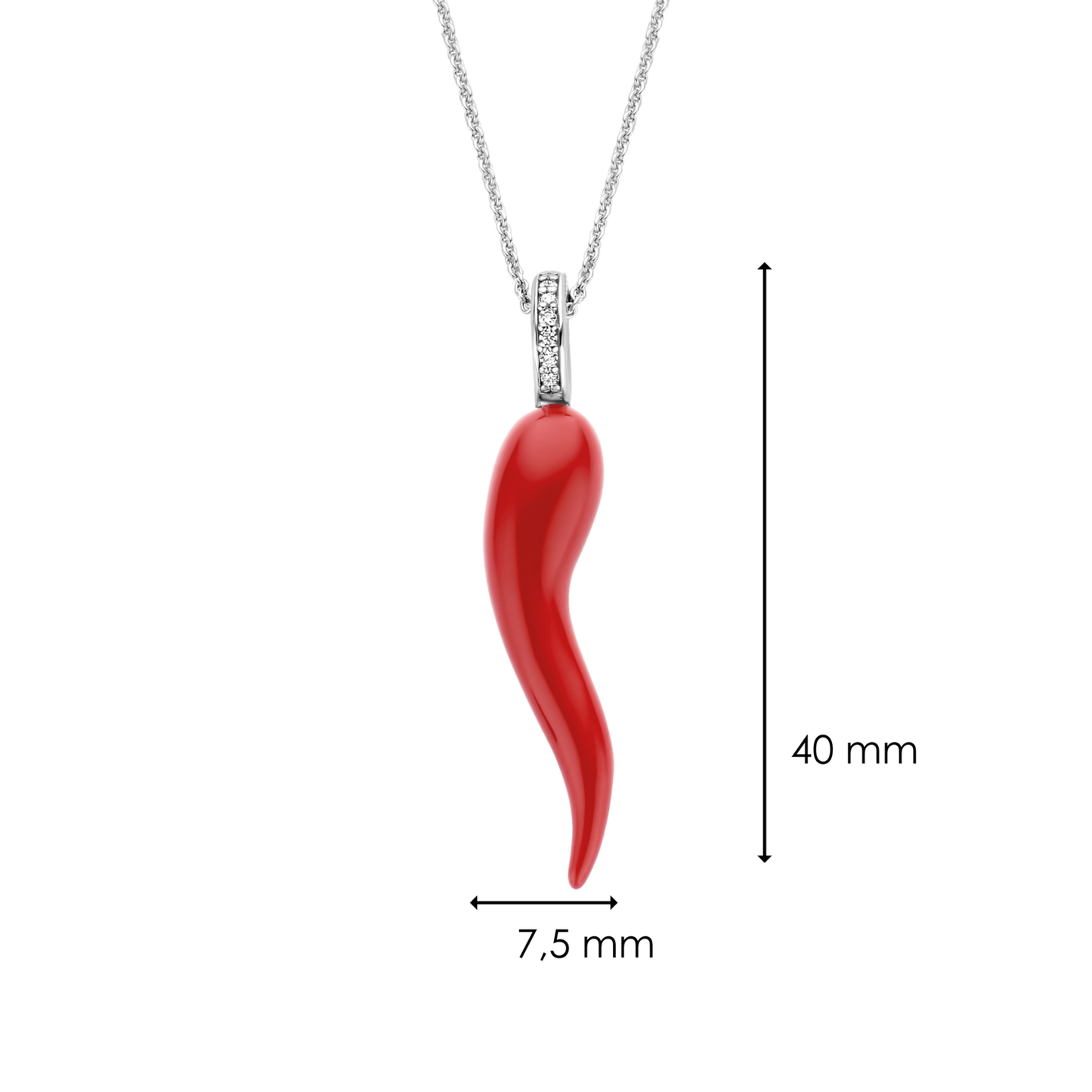 LUCKY PEPPER NECKLACE | Ti Sento Milano | Luby 