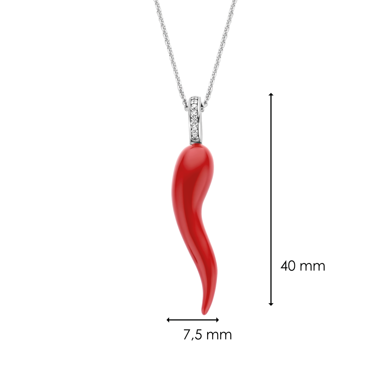 LUCKY PEPPER NECKLACE | Ti Sento Milano | Luby 