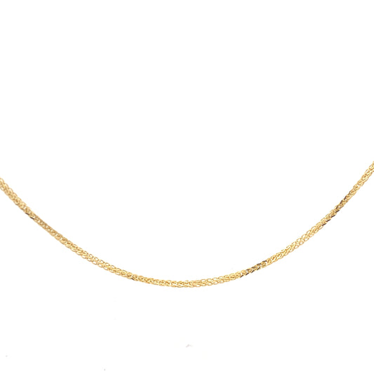 14K Gold Small Franco Chain | Luby Gold Collection | Luby 