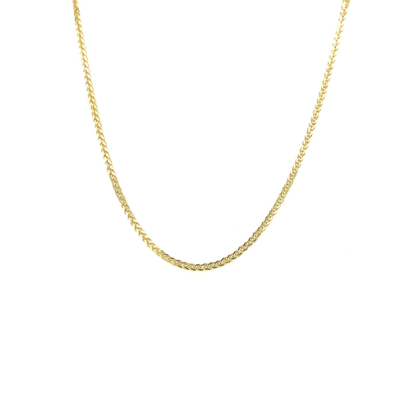 14K SQUARE SPIGA CHAIN | Luby Gold Collection | Luby 