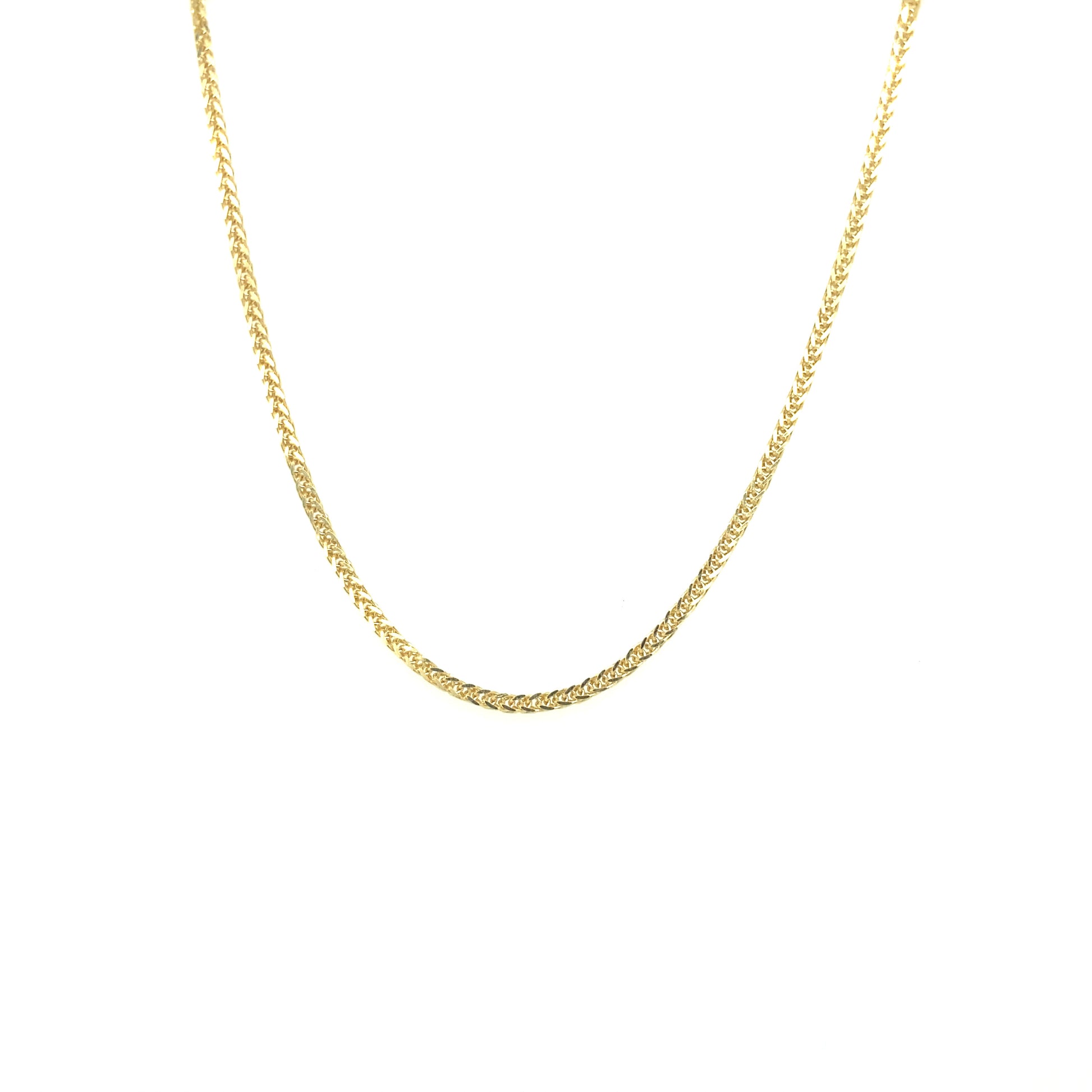 14K SQUARE SPIGA CHAIN | Luby Gold Collection | Luby 