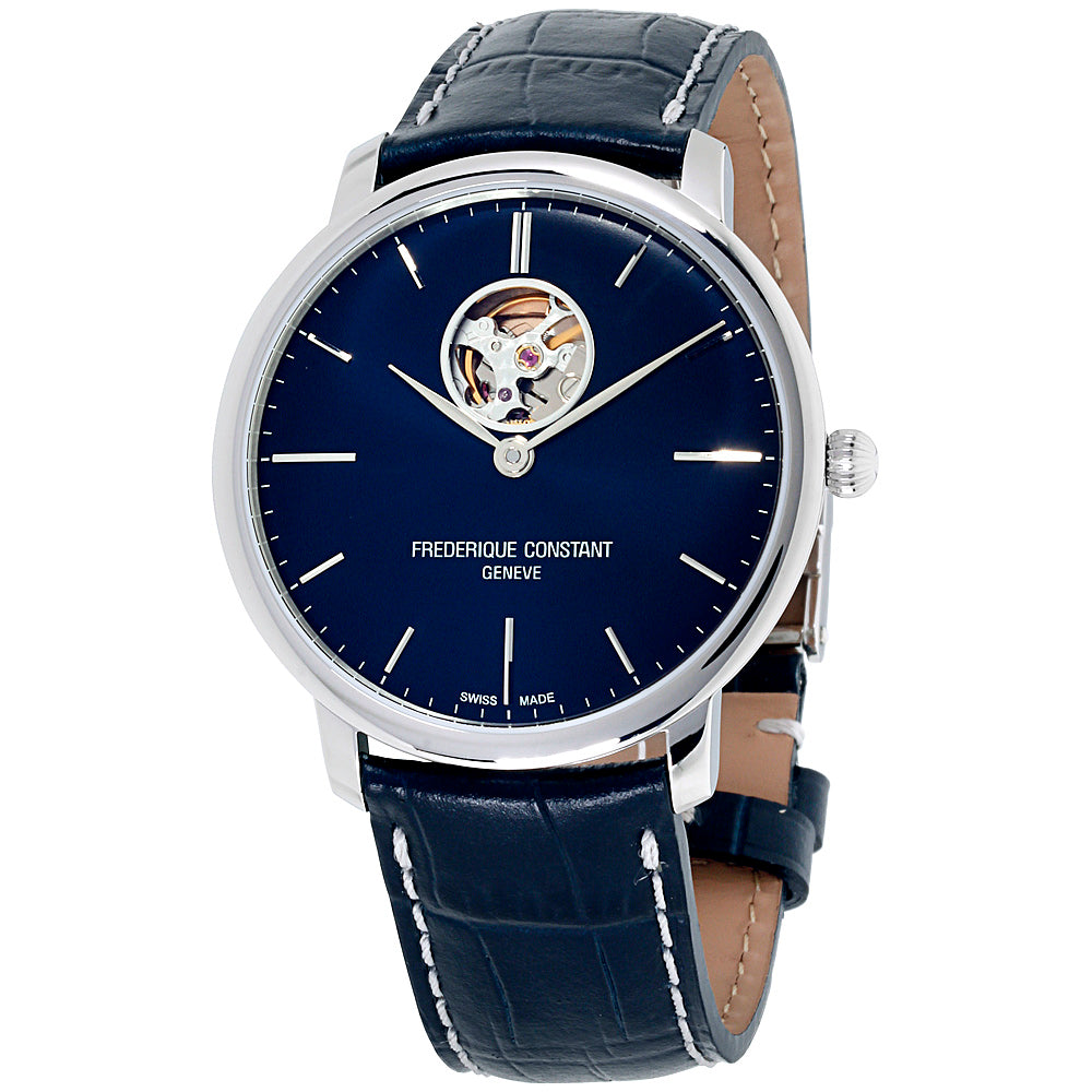 Slimline Heartbeat Automatic (Full Blue) | Frederique Constant | Luby 
