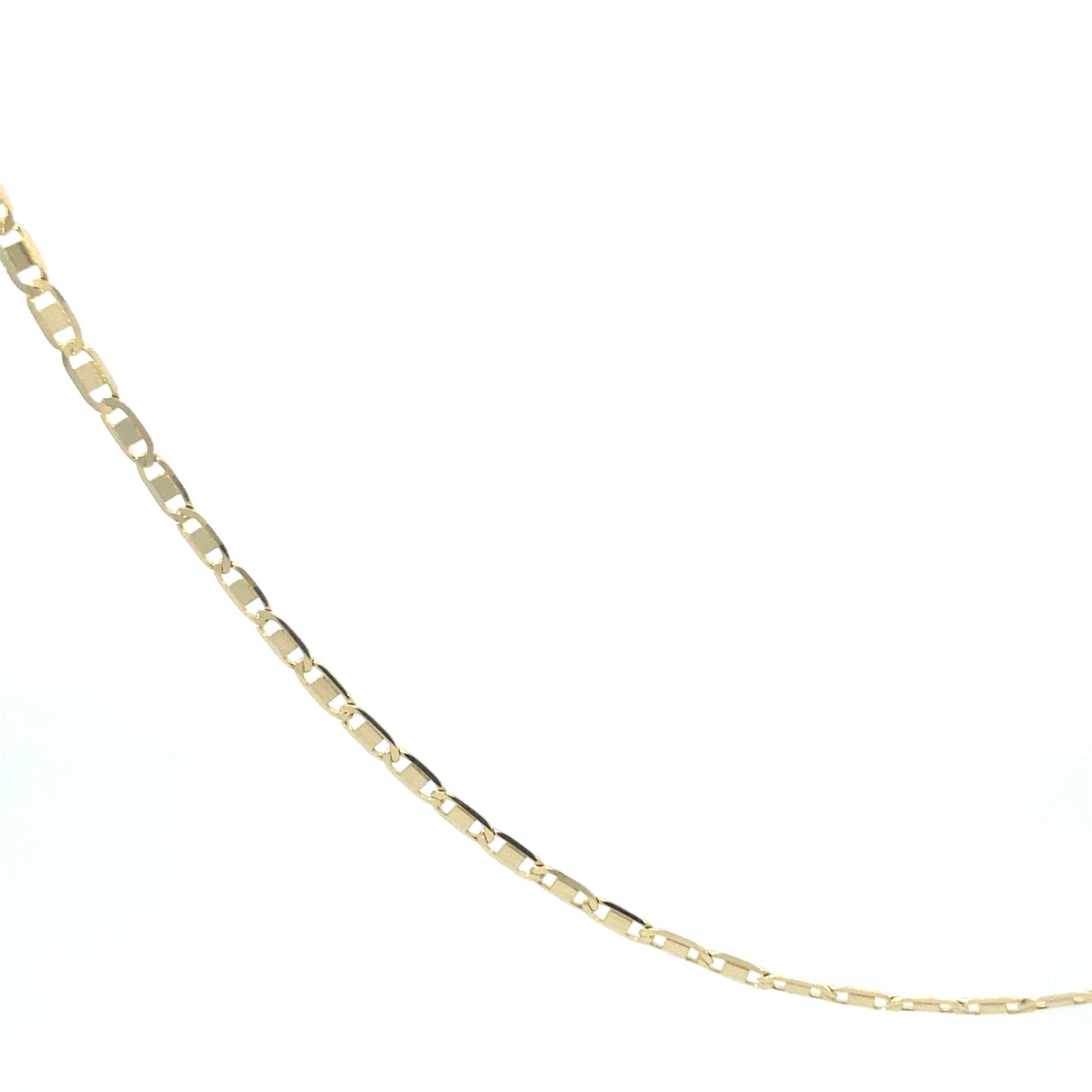 14K Gold Flat Link Chain | Luby Gold Collection | Luby 