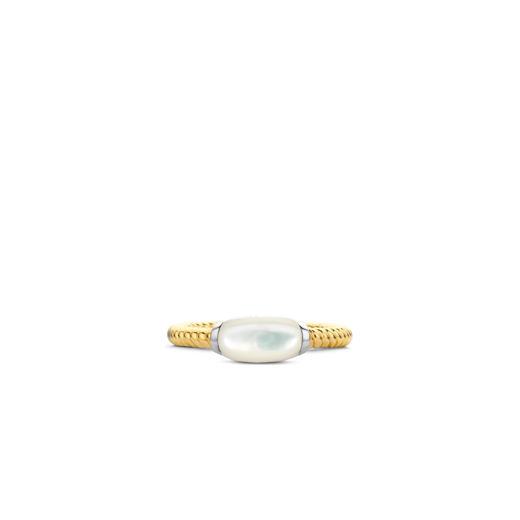 SKINNY MOTHER OF PEARL RING | Ti Sento Milano | Luby 