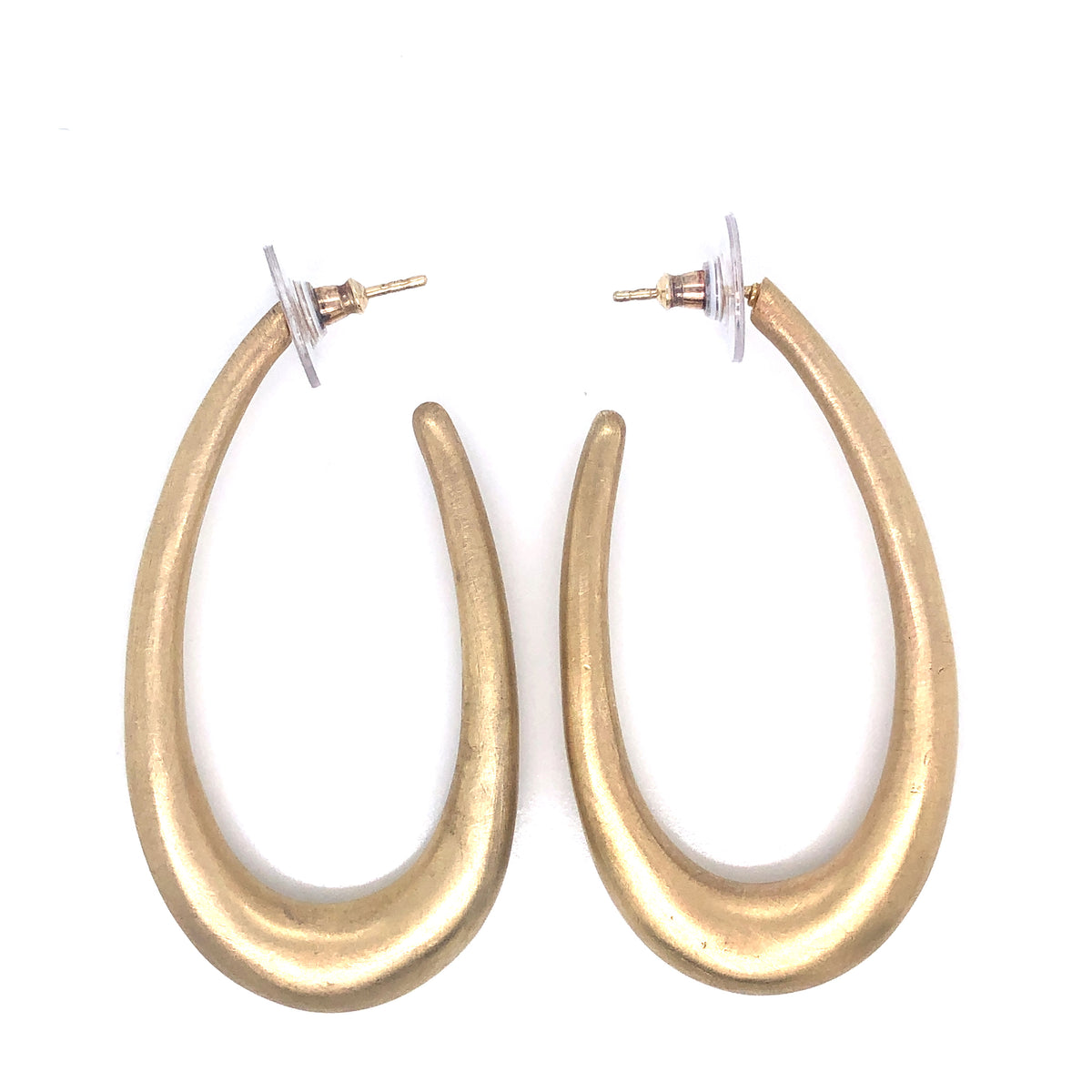 Golden Oval Chunky Hoops | Adami & Martucci | Luby 