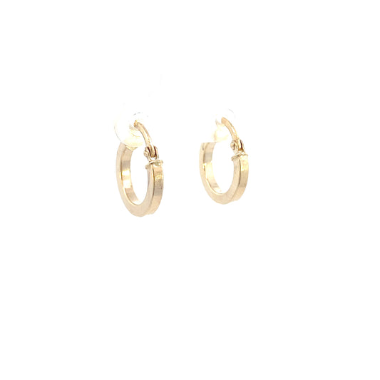 14K Gold Small Hoops Earrings | Luby Gold Collection | Luby 