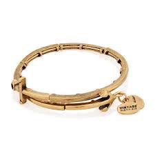 Anchor Metal Wrap Bangle Bracelet (Gold) | Alex and Ani | Luby 
