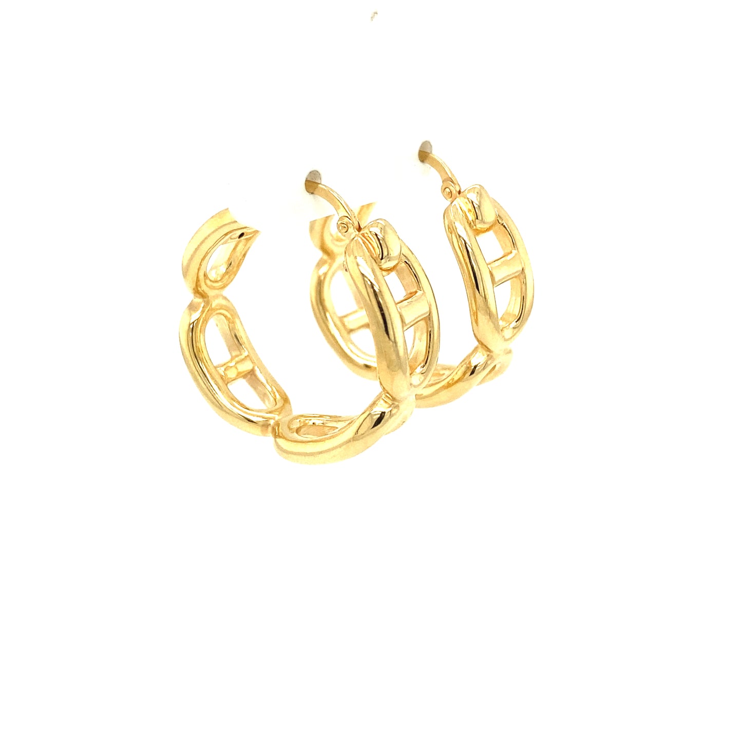 14K Gucci Hoops | Luby Gold Collection | Luby 