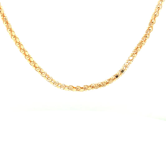 14K Hollow Box Chain | Luby Gold Collection | Luby 