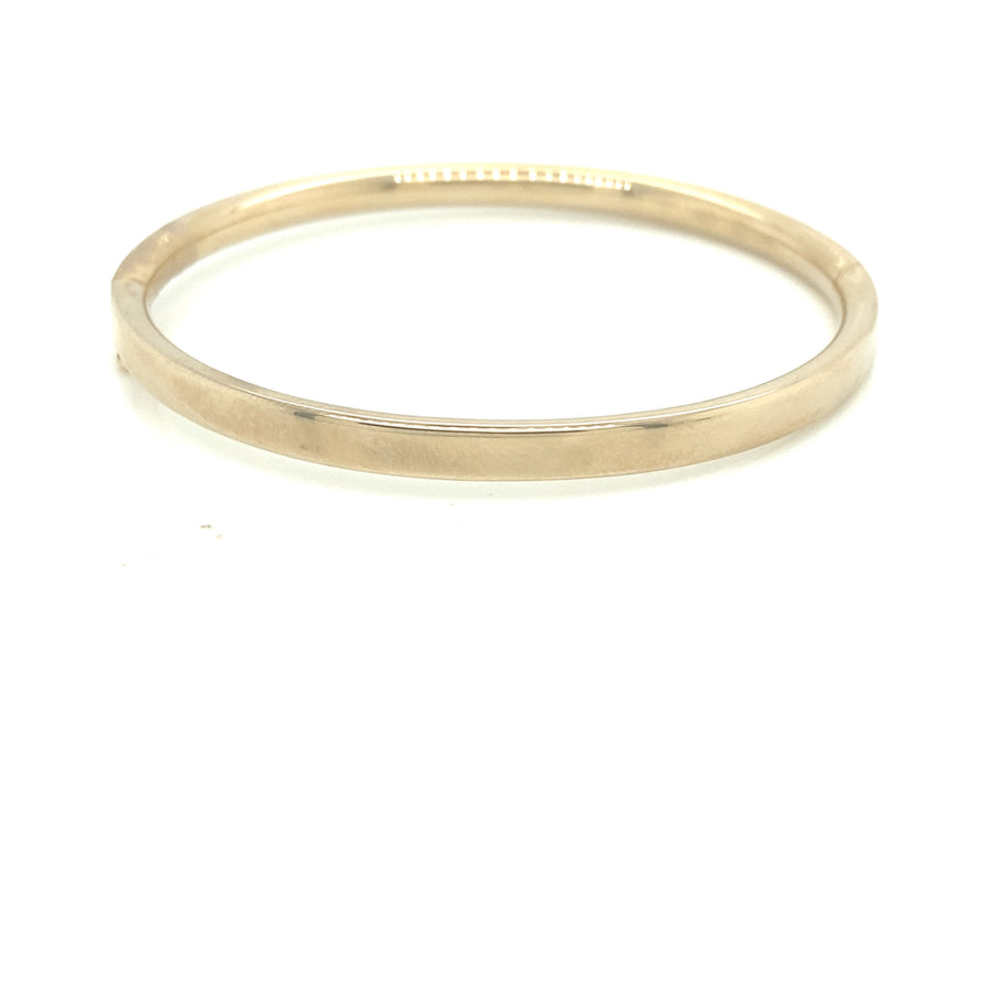 Brazalete Baby Pulido en Oro 14K
