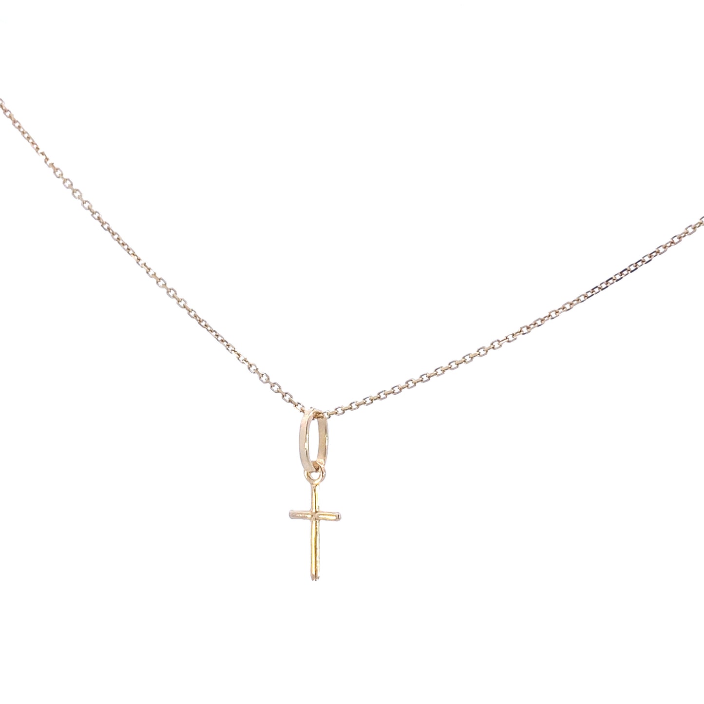 14K Gold Small Cross | Luby Gold Collection | Luby 