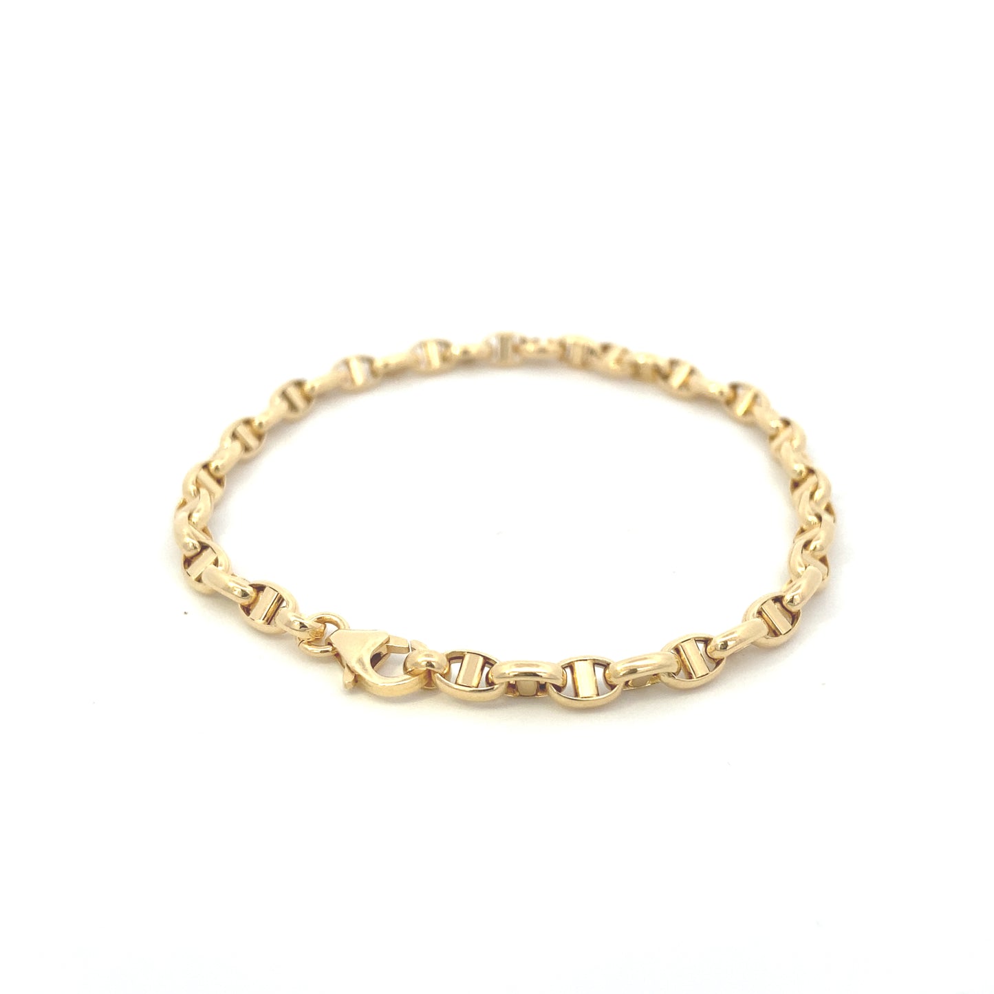 14K Gold Mariner Link Bracelet | Luby Gold Collection | Luby 