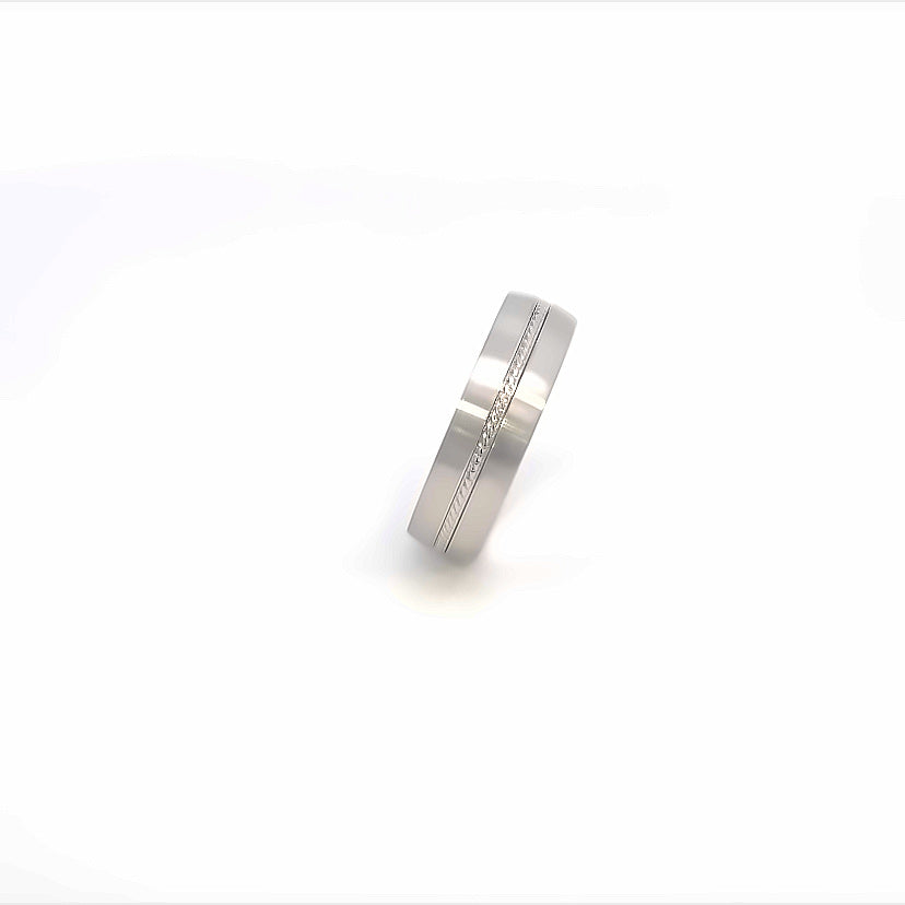 14K White Gold Wedding Bands | Luby Gold Collection | Luby 