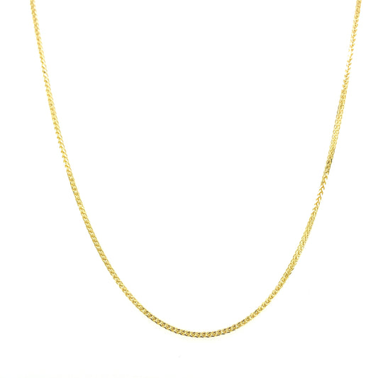 14k Gold Small Franco Chain | Luby Gold Collection | Luby 