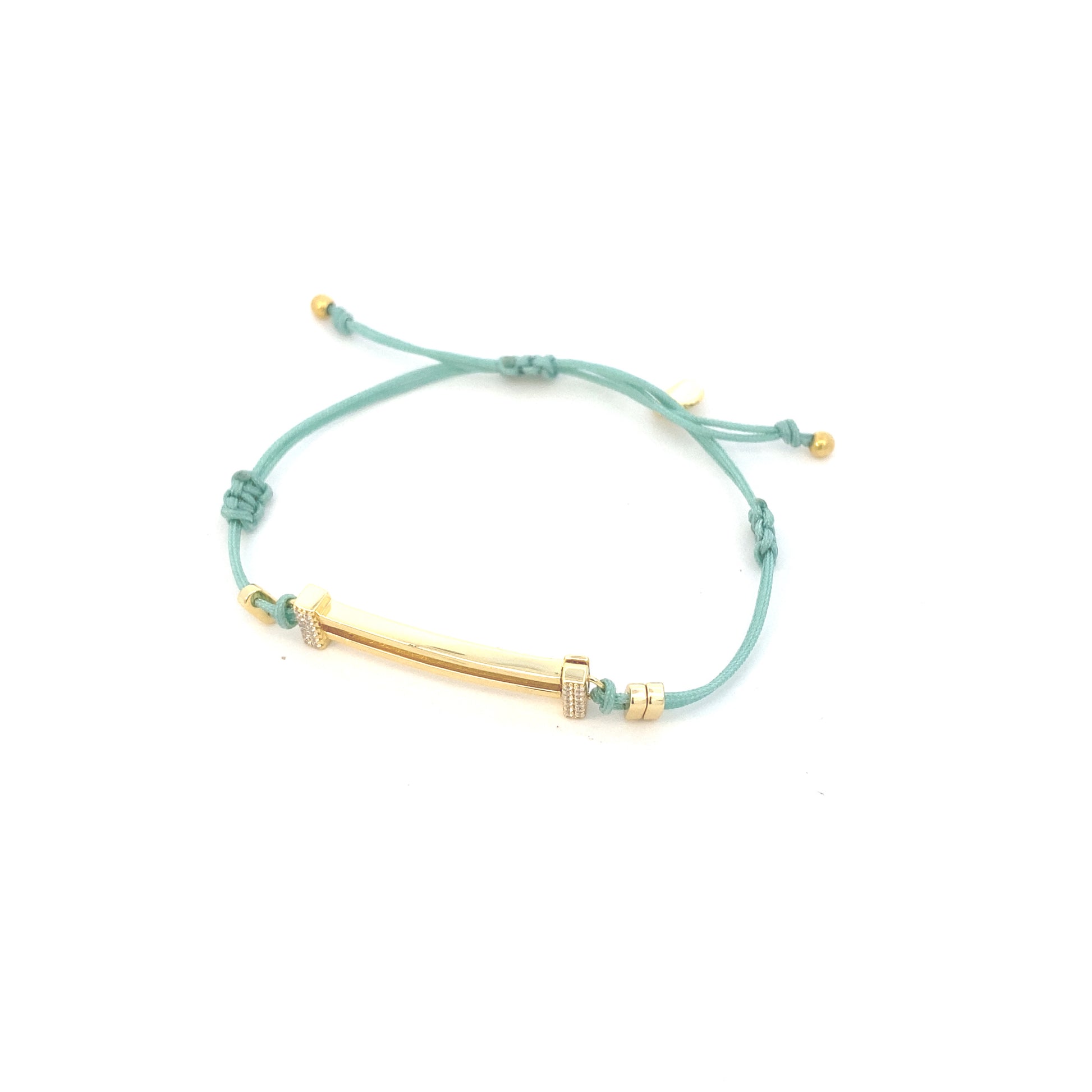 Many Element Teal Nylon Bracelet | Marcello Pane | Luby 