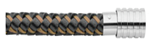 Braided Leather and Steel Bracelet | Kermar | Luby 